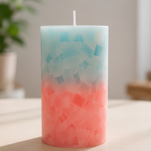 Prism Cube Candle – Dual 5 Inch