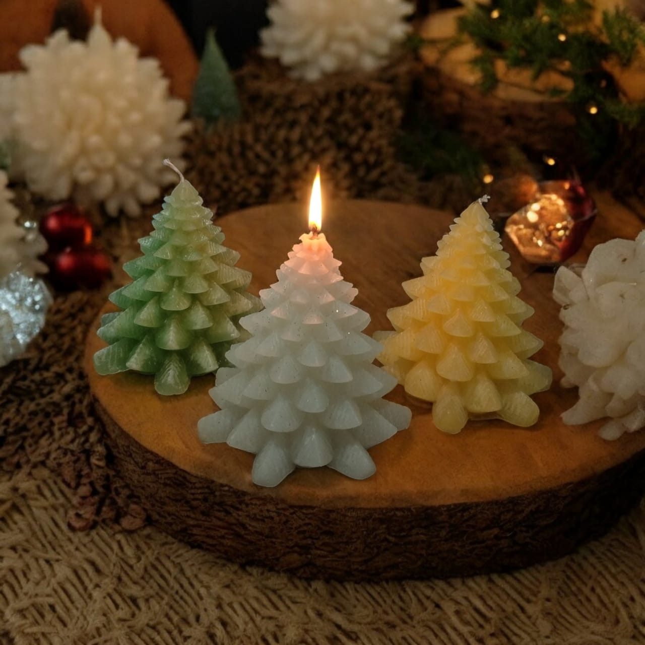 Christmas Tree  Candle - Big