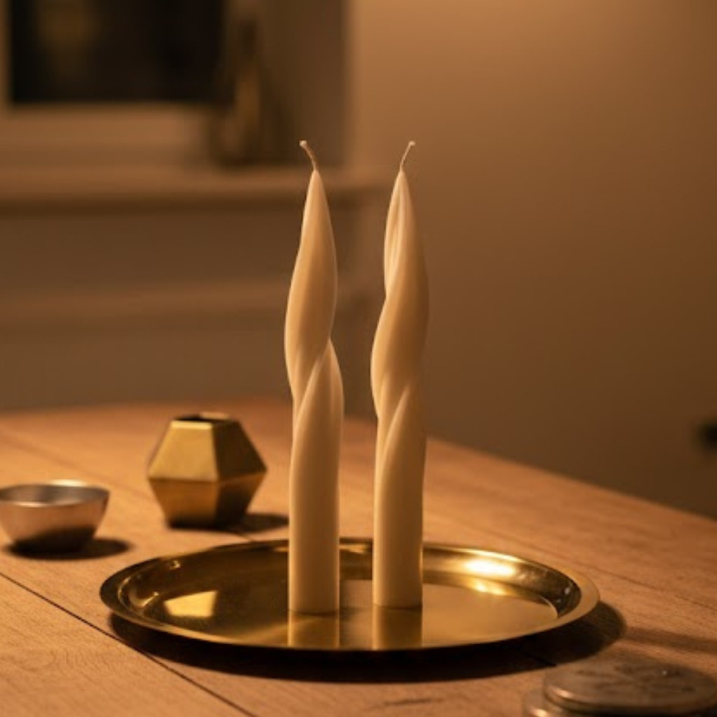 Taper Candles 7 Inch Pair of 2