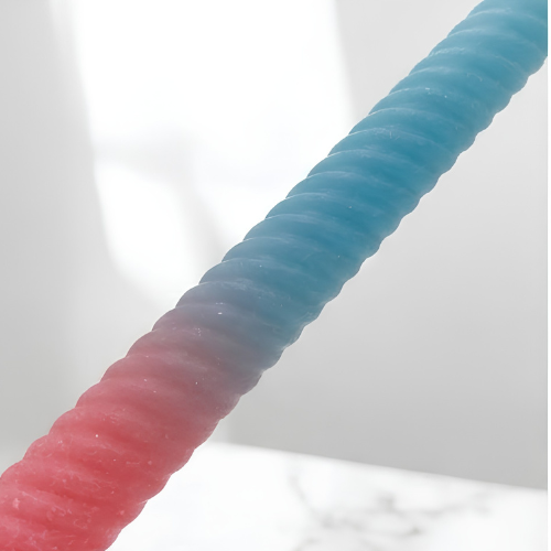 Set of Spiral Candles 11 Inch 4 NOS