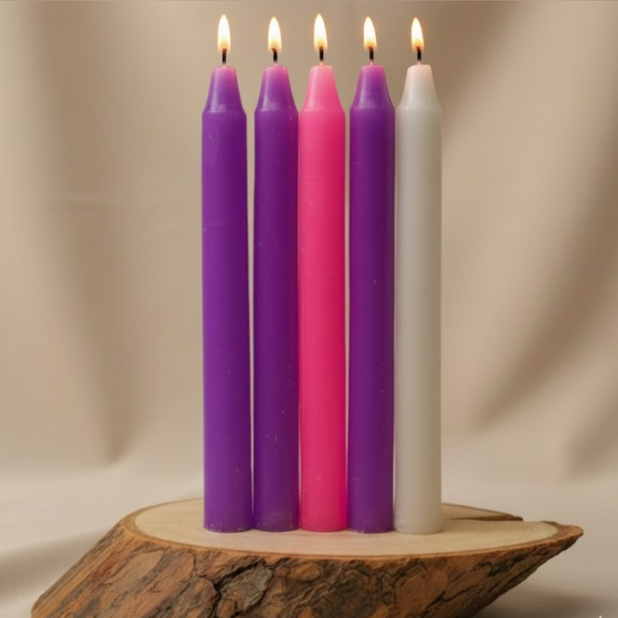 Advent candle - 8 Inch