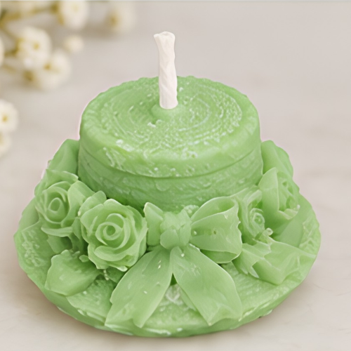 Rose Hat Flower Candle 40g Pack of 10