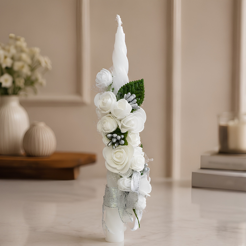 Communion Pinnacle Candle Small 10 Inch